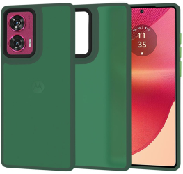 Husa pentru Motorola Edge 50 Fusion - Techsuit HaloFrostA Series - Midnight Green 
