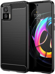 Husa pentru Motorola Edge 50 Neo / Motorola ThinkPhone 25 - Techsuit Carbon Silicone - Black