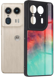 Husa pentru Motorola Edge 50 Ultra - Techsuit Glaze Series - Fiery Ocean 