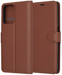 Husa pentru Motorola Moto G04 / Moto G04s / Moto G24 / Moto E14 - Techsuit Leather Folio - Brown 