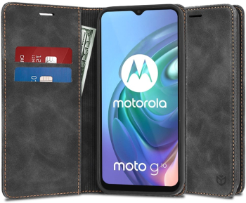 Husa pentru Motorola Moto G10 / Moto G20 / Moto G30 - Techsuit Confy Cover - Black 