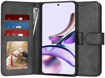 Husa pentru Motorola Moto G13 / G23 - Techsuit Diary Book - Black 