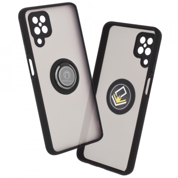 Husa pentru Samsung Galaxy A12 / A12 Nacho - Techsuit Glinth - Black 
