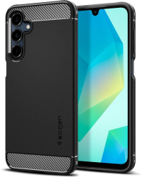 Husa pentru Samsung Galaxy A16 4G / A16 5G - Spigen Rugged Armor - Black 