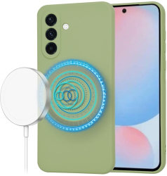 Husa pentru Samsung Galaxy A56 5G - Techsuit SoftFlex MagSafe - Matcha 