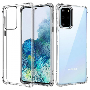 Husa pentru Samsung Galaxy S20 Plus 4G / S20 Plus 5G - Techsuit Shockproof Clear Silicone - Clear 