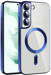 Husa pentru Samsung Galaxy S21 Plus 5G - Techsuit Luxury Crystal MagSafe - Deep Blue 