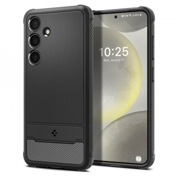 Husa pentru Samsung Galaxy S24 - Spigen Rugged Armor - Black 