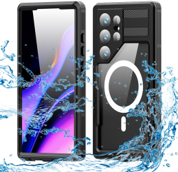 Husa pentru Samsung Galaxy S24 Ultra - ShellBox Waterproof IP68 Case - Black 