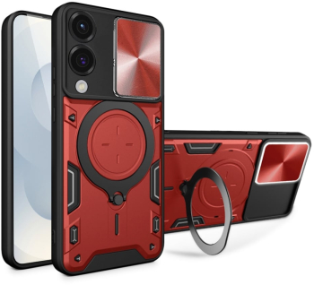 Husa pentru Samsung Galaxy S25 Edge - Techsuit CamGuard Pro - Red 