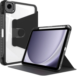 Husa pentru Samsung Galaxy Tab A9 Plus - Techsuit Crystal Vision - Black 