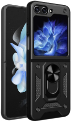 Husa pentru Samsung Galaxy Z Flip6 - Techsuit CamShield Series - Black 