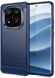 Husa pentru Xiaomi Redmi Note 14 Pro+ - Techsuit Carbon Silicone - Blue 