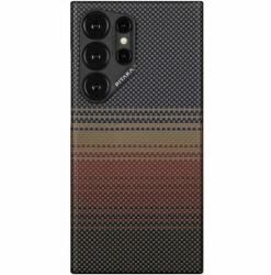 Husa Pitaka MagEZ 4 1500D Aramida pentru Samsung Galaxy S24 Ultra MagSafe Sunset 