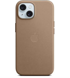 Husa telefon pentru Apple iPhone 15 FineWoven cu MagSafe Taupe - SECOND 