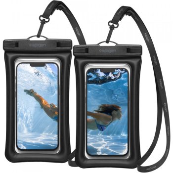 Husa universala pentru telefon set 2 - Spigen Waterproof Case A610 - Black 