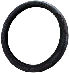 Husa Volan model Fibre de Carbon Negru