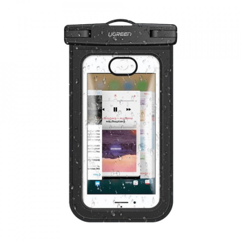 Husa Waterproof pentru Telefon 6 inch - Ugreen 50919 - Black 