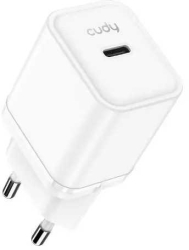 Incarcator retea Cudy CH20 EU V1.0 1x USB-C PD 20W GaN alb 