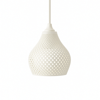 Lampa suspendata Sani Milano E27 material ecologic PLA 145 x 145 x H 145 mm alb 