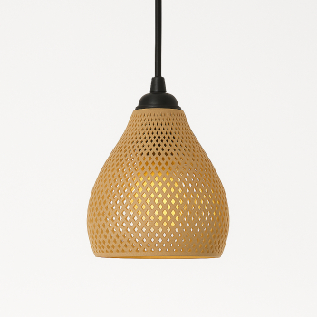Lampa suspendata Sani Paris E27 material ecologic PLA 145 x 145 x 144 mm bej 