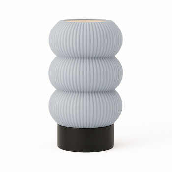 Lampa Valencia E27 material ecologic PLA 146 x 146 x H 194 mm gri 