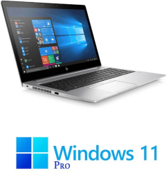 Laptop HP EliteBook 850 G5 Quad Core i7-8550U 16GB DDR4 SSD FHD Win 11 Pro 