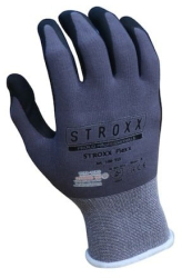 Manusi de lucru marca STROXX din nylon culoare gri/negru marimea 8 M 