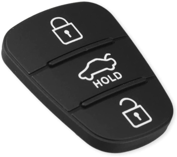 Membrana Cauciuc Cheie Auto cu 3 Butoane &ndash Compatibila Hyundai i10 i20 i30 ix35 Kia Ceed Rio Sportage Venga &ndash inlocuire p 