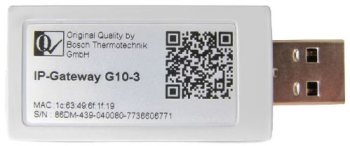 Modul Wi-Fi IP-Gateway G10-3 Bosch pentru modelele Bosch Climate 3000i Climate 3200i Climate 4000i si Climate 6000i pornire-oprire dispoz 