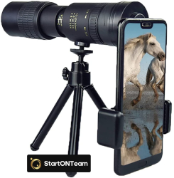 Monoclu Telescop Profesional HD 4K 10-300X40mm Impermeabil si Anti-Ceata 