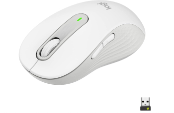 Mouse fara fir Logitech Signature M650 L alb - RESIGILAT 