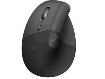 Mouse vertical Logitech Lift stangaci Bluetooth grafit - RESIGILAT 
