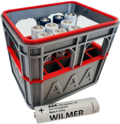 Organizator Baterii AAA - Gri 