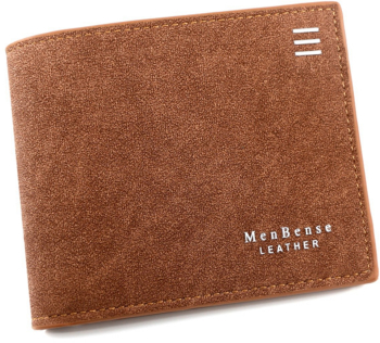 Portofel din piele MenBense Leather Maro deschias 