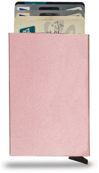Portofel pentru Carduri din Metal Roz - Rose - Gold 