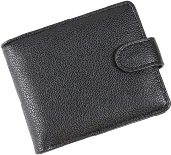Portofel stil minimalist pentru barbati bifold Negru 