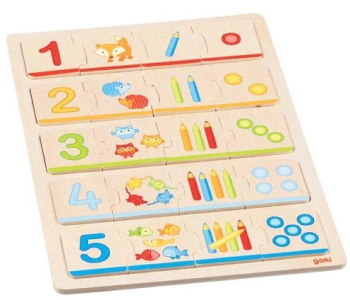 Puzzle Educativ Invatam Sa Numaram Copii 2 Ani+ Goki Carboysafety 
