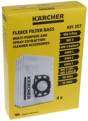 Set 4 saci aspirator KARCHER 2.863-314.0 compatibil cu WD KWD SE 