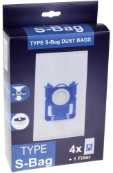 Set 4 saci aspirator S-bag + 1 filtru pentru Philips AEG Electrolux compatibil FC802103 
