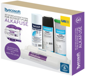Set 5 filtre de schimb Osmoza Inversa Ecosoft cu Alcalinizare 