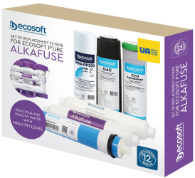 Set 6 filtre de schimb Osmoza Inversa Ecosoft cu Alcalinizare 