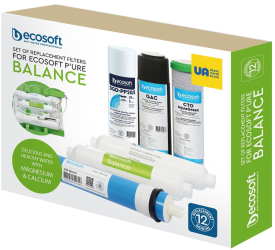 Set 6 filtre de schimb Osmoza Inversa Ecosoft P URE Balance 