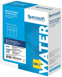 Set filtre de schimb Plus Ecosoft 1-2-3 pentru sisteme de filtrare 