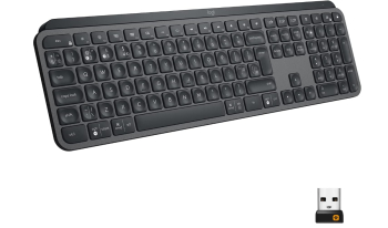 Tastatura Wireless Logitech MX Keys QWERTZ Layout German negru grafit - RESIGILAT 
