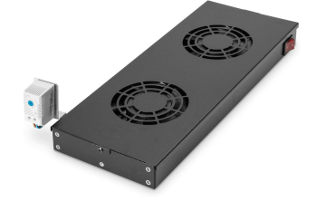 Unitate de ventilatie DIGITUS pentru rack-uri de servere de 19 48cm cu 2 ventilatoare - RESIGILAT 