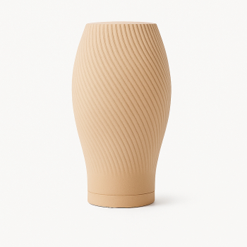 Veioza Sani NIS SPIRAL PLA 95 x 95 x 185 mm bej LED 