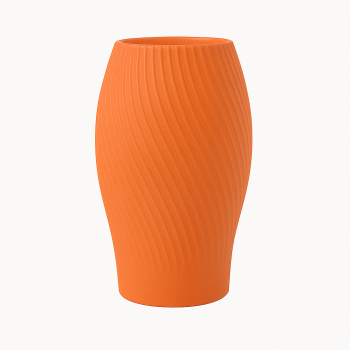 Veioza Sani NIS SPIRAL PLA 95 x 95 x 185 mm portocaliu LED 