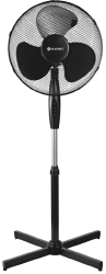 Ventilator cu Picior Putere 40W 3 Trepte de Viteza Inaltime 120 cm Culoare Negru