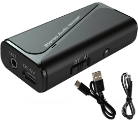 Adaptor Audio Bluetooth 2 in 1 Techstar M29 Versiune 5.4 Izolator de Zgomot Anti-interferenta Sunet Clar Compatibil cu Jack 3.5mm Sist
